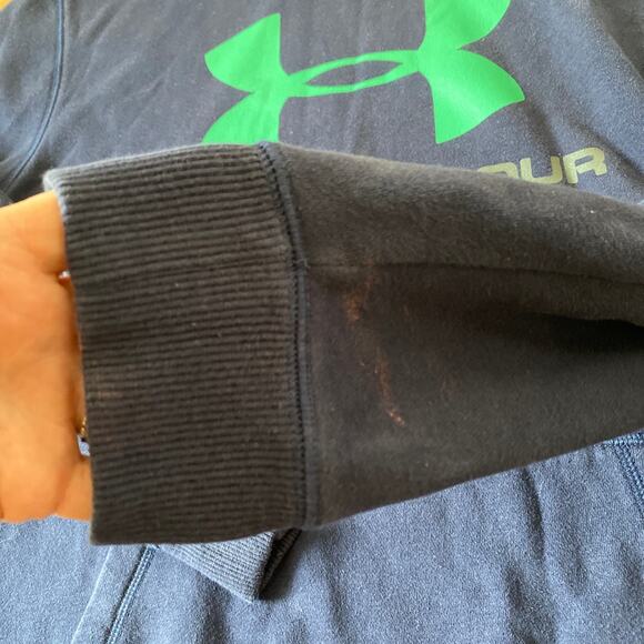 Under Armour Hoodie cold gear blue and green size XL - Picture 11 of 11